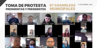 Toman protesta a presidentas y presidentes de las 67 asambleas municipales electorales