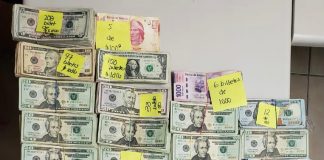 Asegura FGE casi seis millones de pesos, 16 mil dólares y droga en un domicilio de Ciudad Juárez