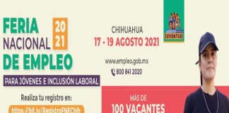 Invitan a empresas chihuahuenses a formar parte de la Feria de Empleo para Jóvenes 2021