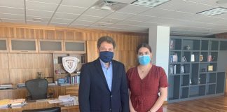 Se reúne diputada América García con el Presidente del Tribunal Superior de Justicia