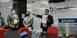 Rinde protesta Alan Falomir como nuevo Director Ejecutivo de la JMAS Chihuahua