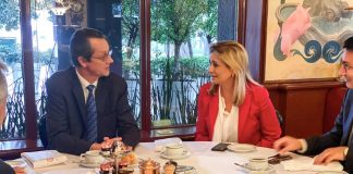 «Seguiremos caminando juntos», se reúne Maru Campos con directivos de Safran
