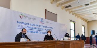 Prioriza Gobierno del Estado protección de áreas forestales en convenio de colaboración firmado con CONAFOR