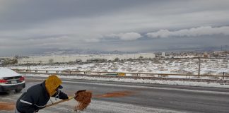 Continuará Servicios Públicos con operativo para esparcir sal y arena ante congelamientos en el pavimento