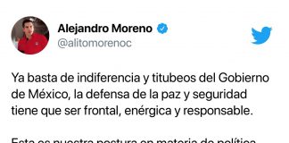 Urge Alejandro Moreno al estado mexicano precisar sanciones a Rusia, por invasión a Ucrania