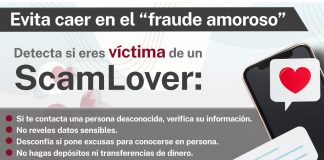 Previene Fiscalía General del Estado a la ciudadanía para que evite caer en el llamado “fraude amoroso”