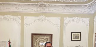 Visita Presidente Municipal al director del INAH