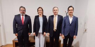 Se reúne Maru Campos con Alfonso Durazo y gobierno federal para dar seguimiento a proyecto carretero Guaymas-Chihuahua