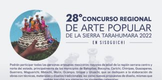 Convocan al 28° Concurso Regional de Arte Popular de la Sierra Tarahumara