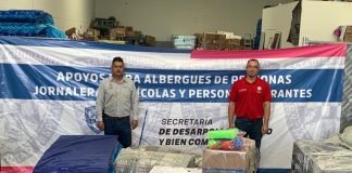 Da seguimiento SDHyBC a entrega de apoyos para albergues de personas jornaleras y migrantes