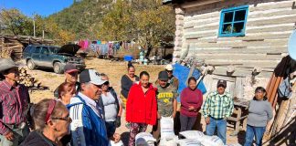 Suman 2 mil 500 familias de la Sierra Tarahumara beneficiadas en el mes de noviembre con apoyos alimenticios