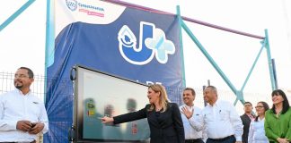 Entrega Gobernadora Maru Campos nueva planta tratadora de agua en Ciudad Juárez