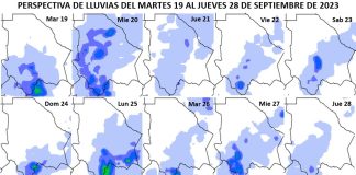 Pronostican calor y lluvias para las siguientes horas en gran parte del estado
