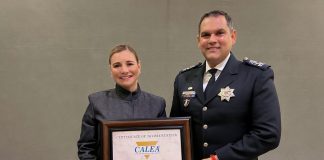 Recibe gobernadora Maru Campos acreditación CALEA para la Policía del Estado