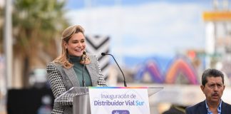 Entregan Maru Campos y alcalde de Chihuahua Distribuidor Vial Sur; beneficiará a 350 mil capitalinos