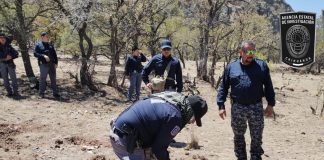 Encabeza FGE operativo búsqueda de personas desaparecidas en el cerro de Miñaca, municipio de Guerrero