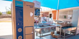 Entrega DIF Estatal equipo de cocina a comedor escolar en Aquiles Serdán