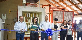Inaugura Fodarch horno de gas para alfarería en beneficio de los artesanos en Madera