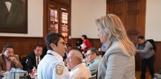 Evalúa Maru Campos estrategias para fortalecer la seguridad de las personas en situación de movilidad