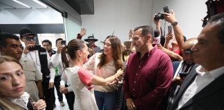 Acompaña alcalde Pérez Cuéllar a AMLO en recorrido por el Hospital Regional 02