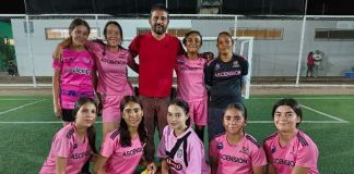 Representativo femenil de fútbol siete de Ascensión juega la jornada No. 13 en N.C.G.