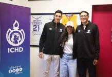 Firma el saltador cuauhtemense Erick Portillo el lienzo de los Olímpicos Chihuahuenses