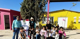 Entregan DIF Estatal y DIF Ascensión árboles para huerto frutícola a instituciones educativas