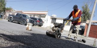 Bachea Obras Públicas de ciudad Juárez más de 100 calles durante septiembre