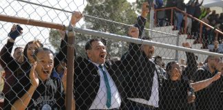 El presidente Cruz Pérez Cuéllar asiste a semifinal de la Sub-23 entre Bravos y Atlético San Luis