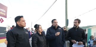 Entrega presidente Cruz Pérez Cuéllar rehabilitación de la avenida División del Norte