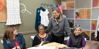 Maru Campos celebra fiestas navideñas en la Casa del Abuelo