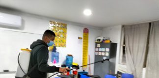 Realizan sanitización en escuelas primarias de Ascensión