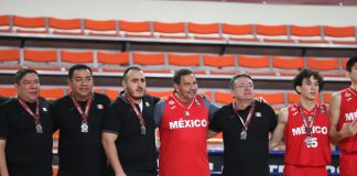 Acude alcalde Cruz Pérez Cuéllar como invitado a la clausura del Centrobasket Champions U15