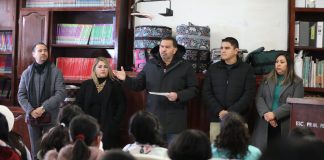 Presidente Cruz Pérez Cuéllar entrega obras de rehabilitación en la Primaria Ramón Rebolledo Solano