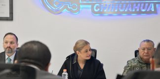 Maru Campos y Mesa de Seguridad analizan tema de migración en Ciudad Juárez