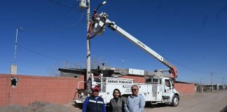 Instalan luminarias LED en sectores Galache y La Fuente en Ascensión