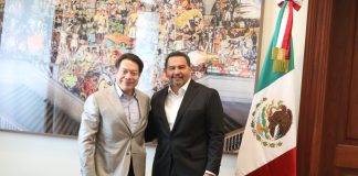 Se reúne el presidente Cruz Pérez Cuéllar con el Secretario de Educación Pública