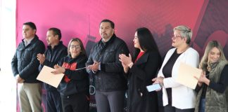 Alcalde Cruz Pérez Cuéllar entrega obra en el Jardín de Niños Iyeruame