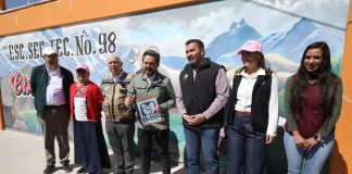 Entrega alcalde Cruz Pérez Cuéllar obras de rehabilitación en la Secundaria Técnica 98