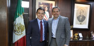 Se reúnen presidente Cruz Pérez Cuéllar y el rector de la UACJ