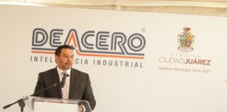 Alcalde Cruz Pérez Cuéllar asiste a colocación de primera piedra de planta de reciclaje Deacero