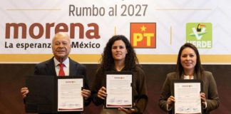 Morena, PT y Verde sellan su unidad política rumbo a las elecciones de 2027